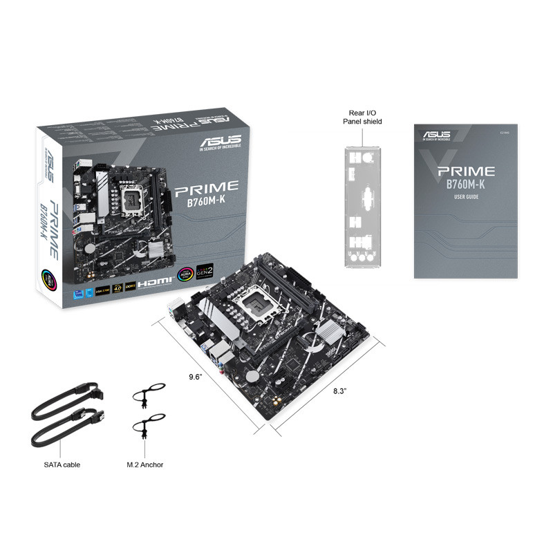 مادربرد ایسوس Prime B760M-K DDR5 - 7