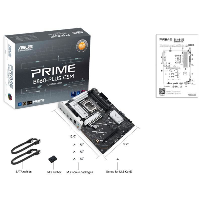 مادربرد ایسوس Prime B860-Plus-CSM DDR5 - 8