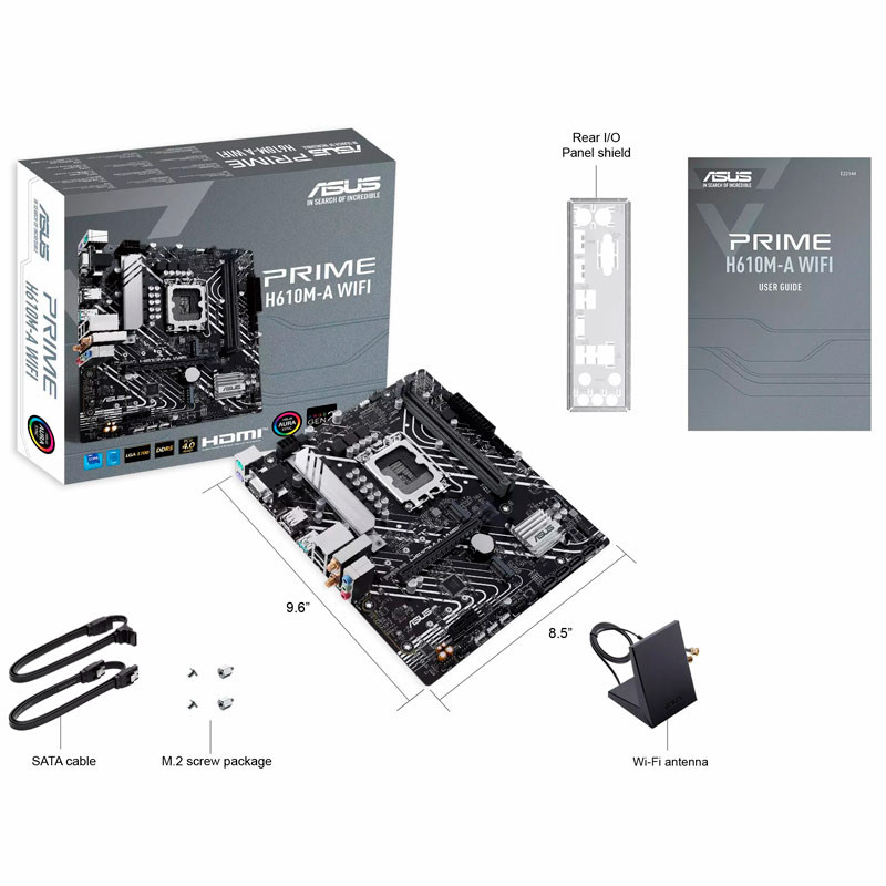 مادربرد ایسوس Prime H610M-A WIFI DDR5 - 8