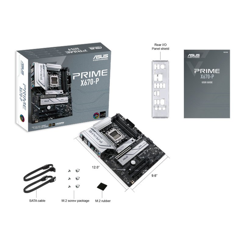 مادربرد ایسوس PRIME X670-P DDR5 - 6