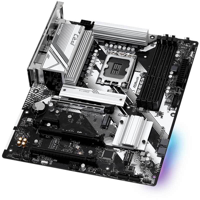 مادربرد ازراک B760 Pro RS/D4 DDR4 - 4