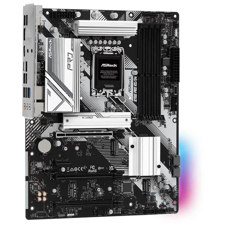 مادربرد ازراک B760 Pro RS/D4 DDR4 - 5