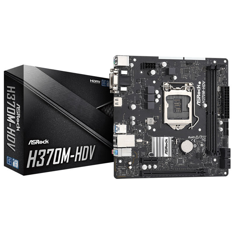 مادربرد ازراک H370M-HDV DDR4