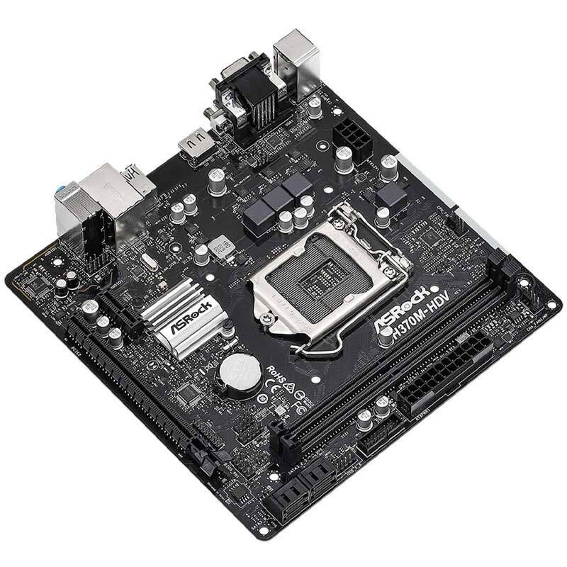 مادربرد ازراک H370M-HDV DDR4 - 3