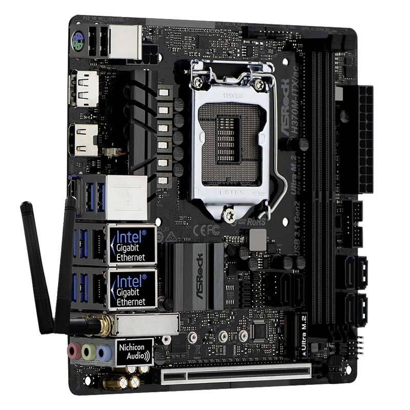 مادربرد ازراک H370M-ITX/ac DDR4 - 4