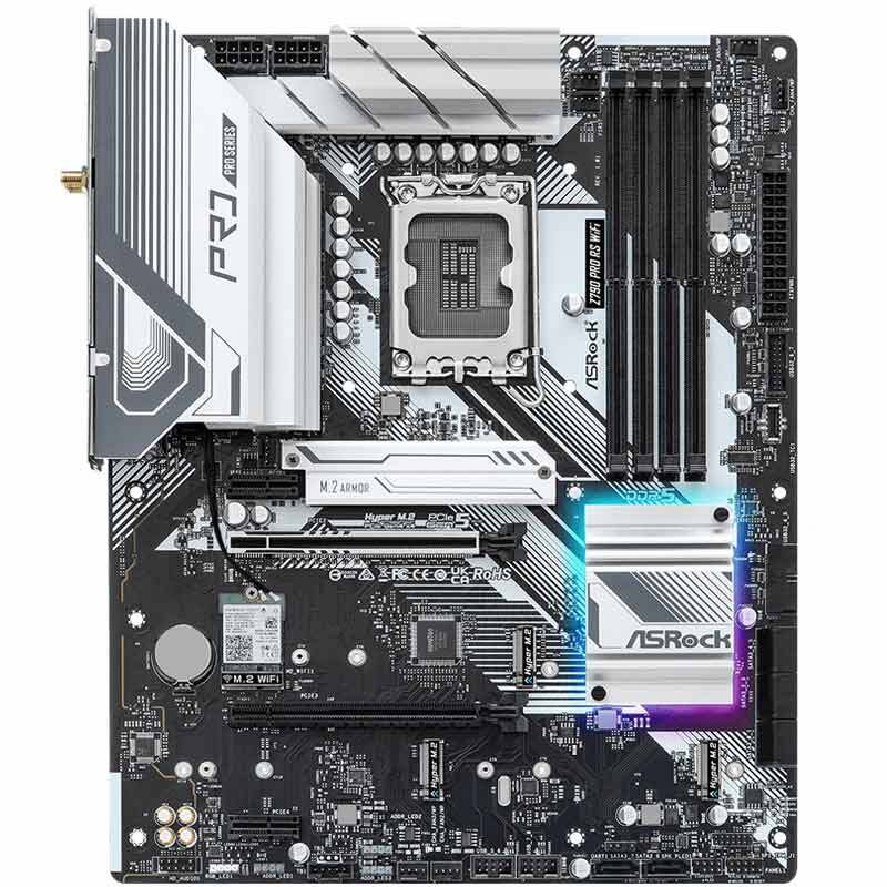 مادربرد ازراک Z790 Pro RS WiFi DDR5 - 4