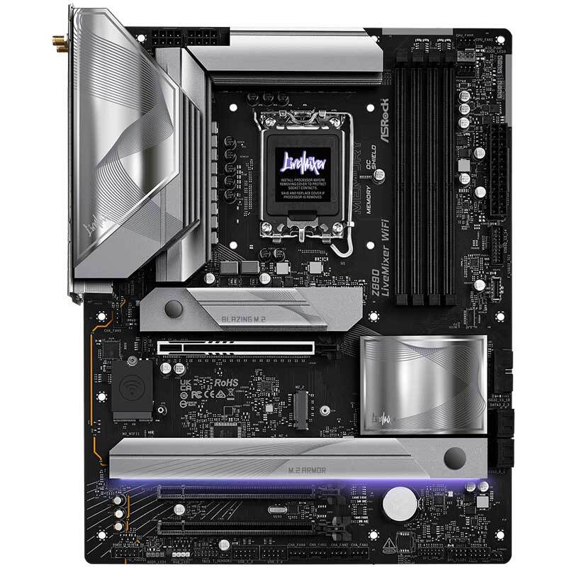 مادربرد ازراک Z890 LiveMixer WiFi DDR5 - 2