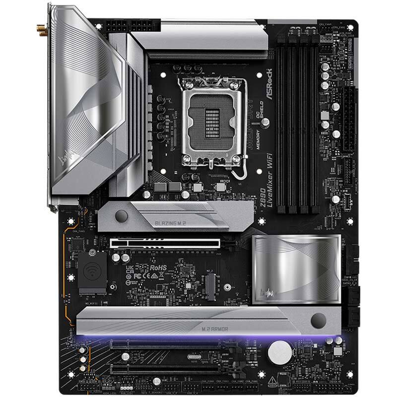 مادربرد ازراک Z890 LiveMixer WiFi DDR5 - 3