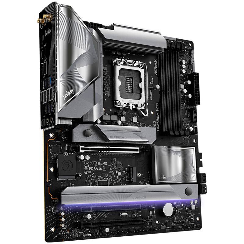 مادربرد ازراک Z890 LiveMixer WiFi DDR5 - 4