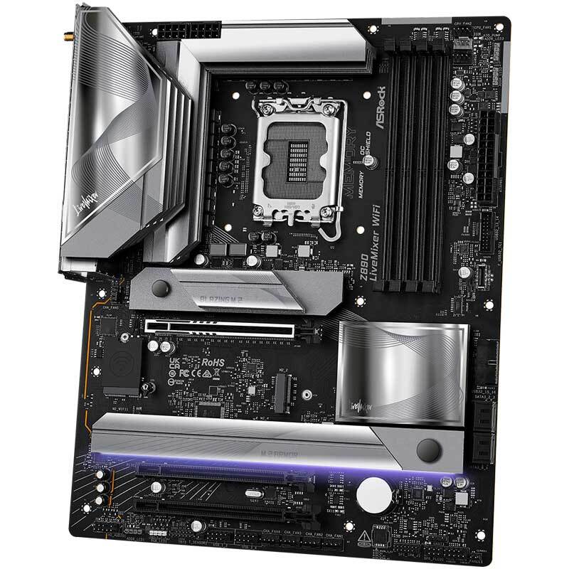 مادربرد ازراک Z890 LiveMixer WiFi DDR5 - 5