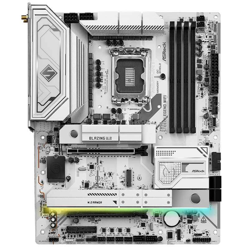 مادربرد ازراک Z890 Steel Legend WiFi DDR5 - 3