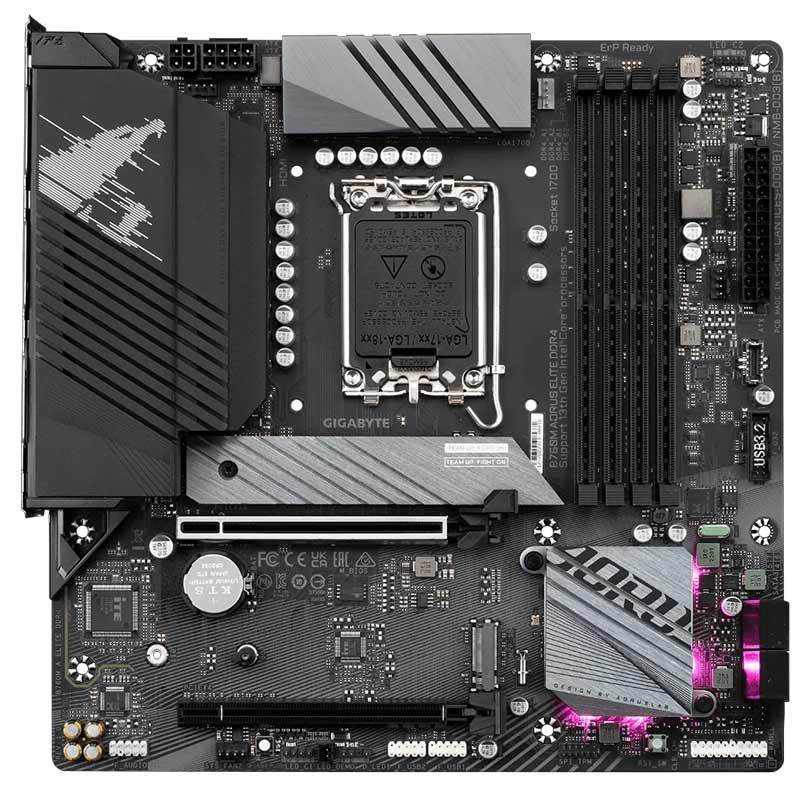 مادربرد گیگابایت B760M Aorus Elite rev.1.0 DDR4 - 2