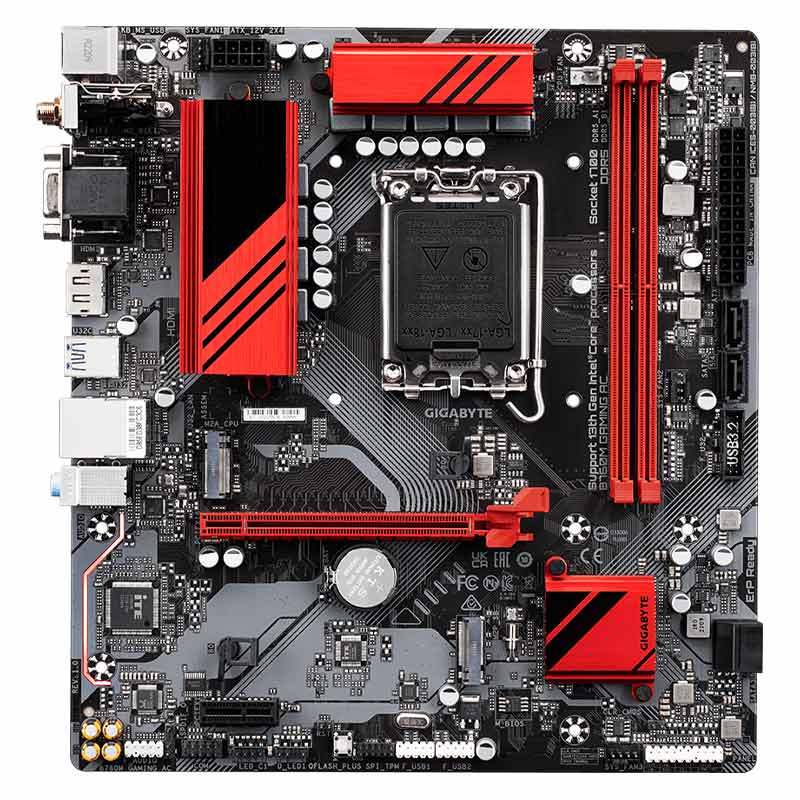 مادربرد گیگابایت B760M Gaming AC rev. 1.0/1.1 DDR5 - 4