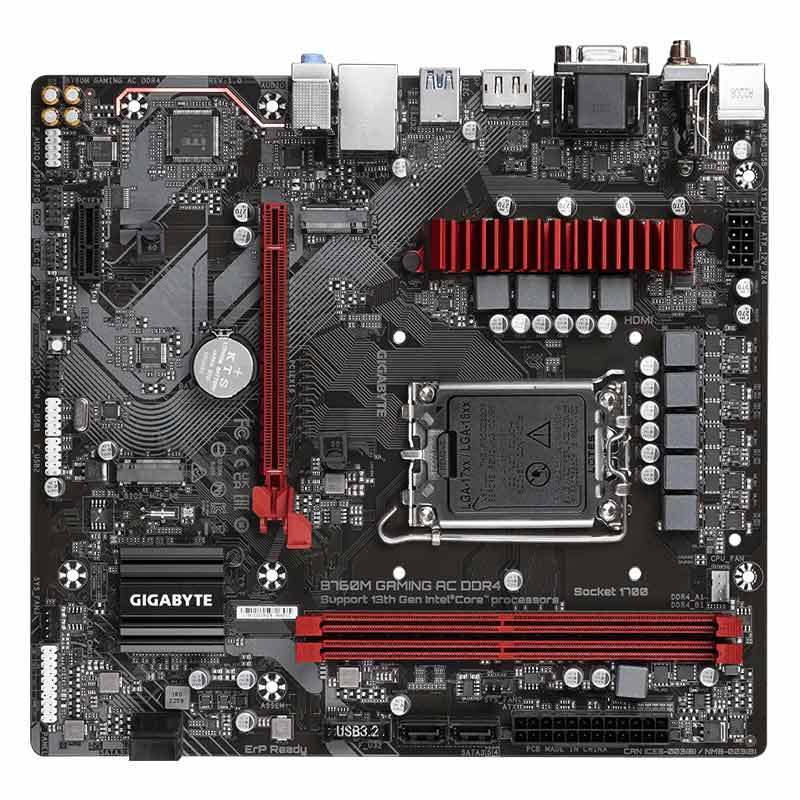 مادربرد گیگابایت B760M GAMING AC rev. 1.x DDR4 - 3