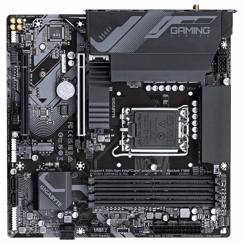 مادربرد گیگابایت B760M GAMING X AX DDR5 - 4