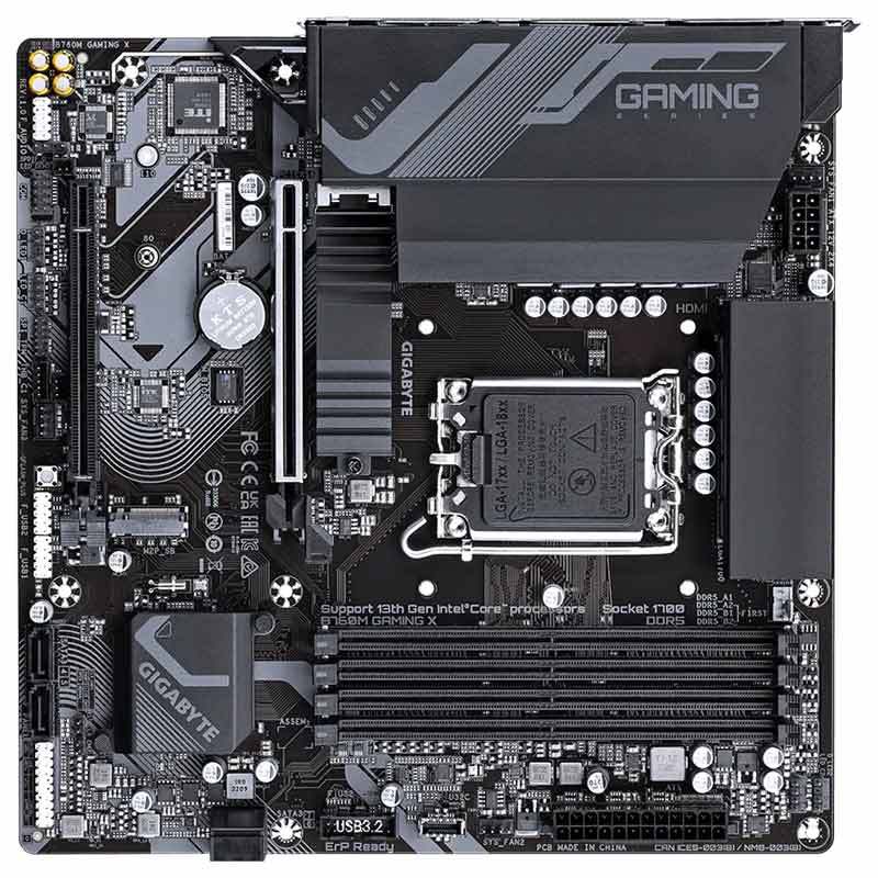 مادربرد گیگابایت B760M GAMING X rev. 1.0 DDR5 - 4