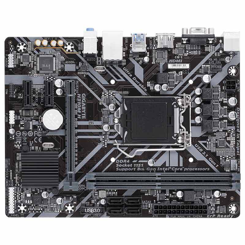 مادربرد گیگابایت H310M H rev.1.3 DDR4 - 2