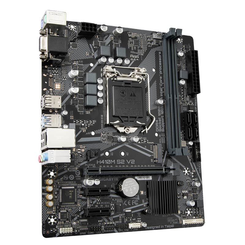 مادربرد گیگابایت H410M S2 V2 rev. 1.0 DDR4 - 4