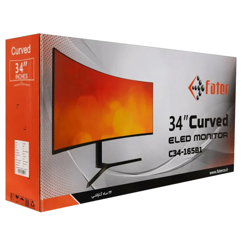مانیتور گیمینگ خمیده فاطر C34-165B1 سایز 34 اینچ - 2