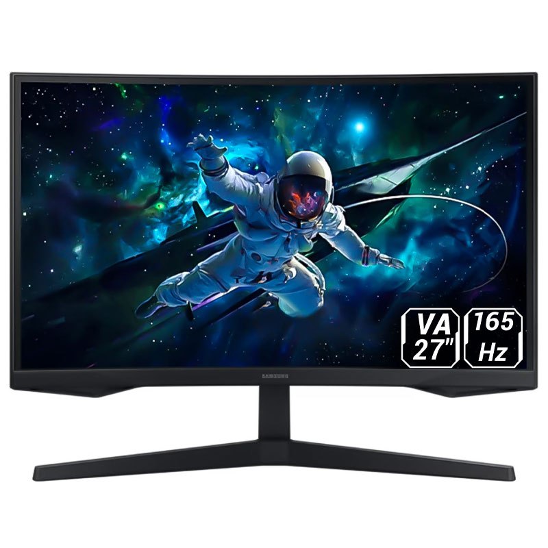 مانیتور گیمینگ خمیده سامسونگ Odyssey G5 G55C سایز 27 اینچ