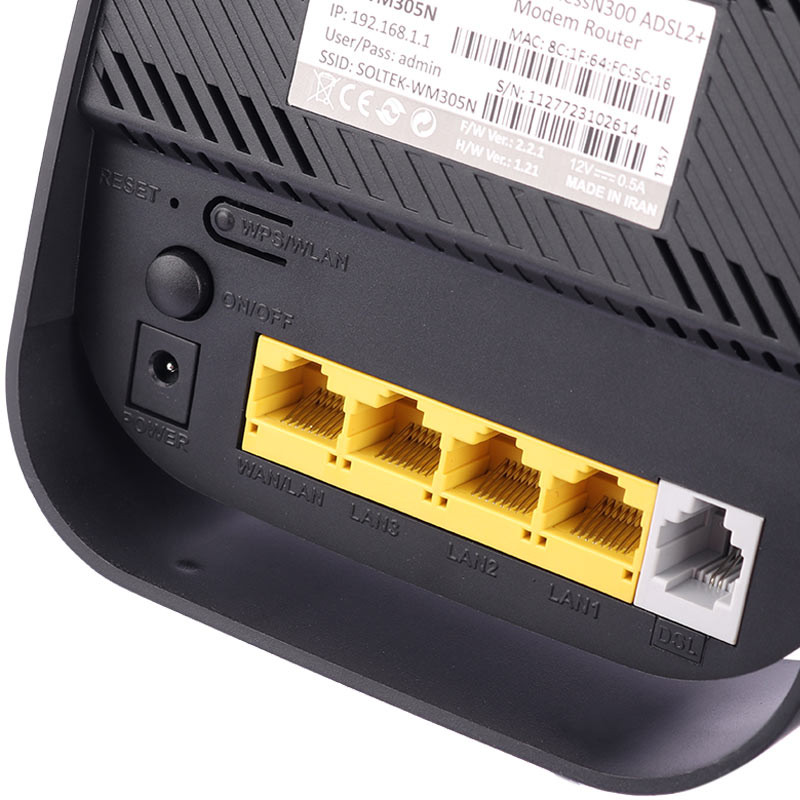 مودم روتر +ADSL2 سولتک ST-WM305N - 5