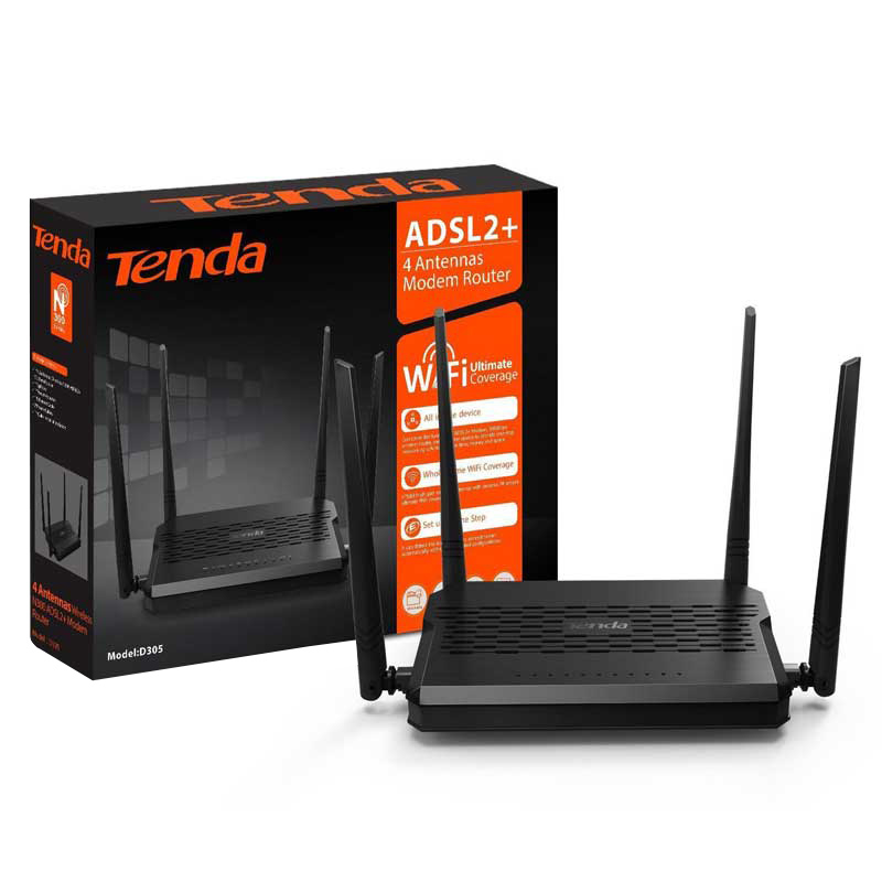 مودم روتر +ADSL2 تندا D305 - 2