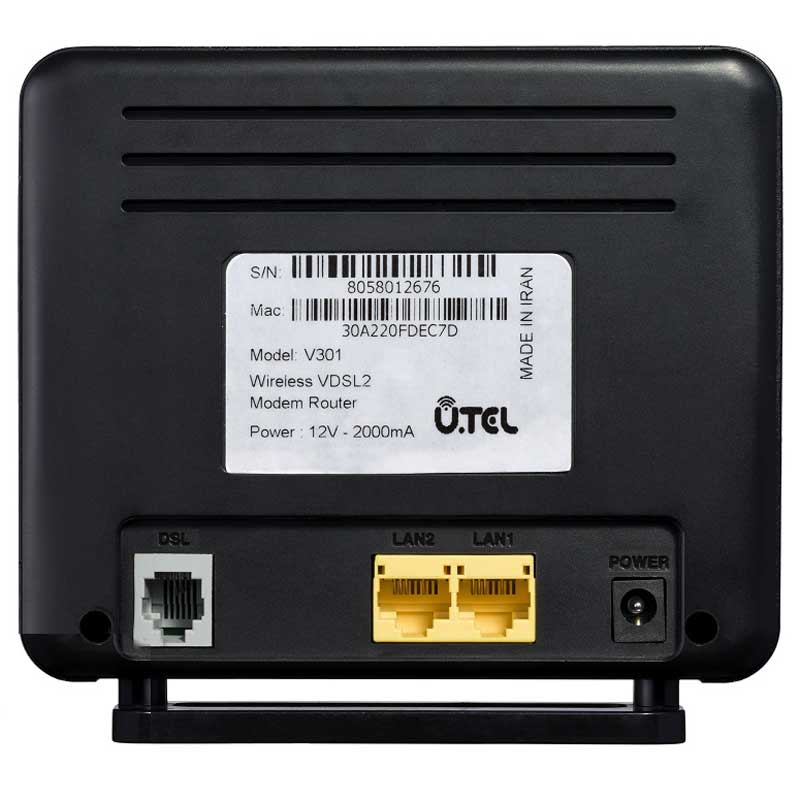 مودم روتر ADSL2+ / VDSL یوتل V301 - 4