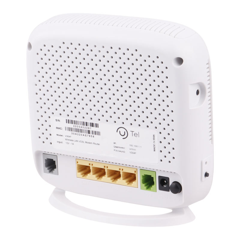 مودم روتر ADSL2+ / VDSL یوتل V304F - 4