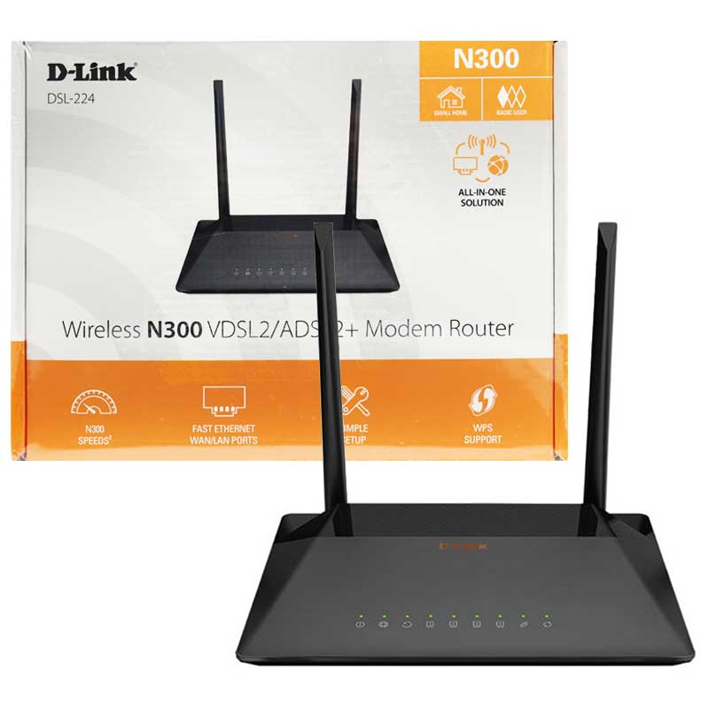 مودم روتر ADSL2+ / VDSL2 دی لینک DSL-224 - 5