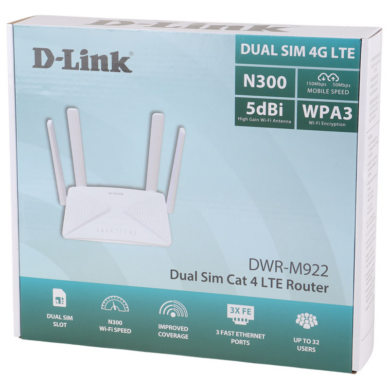 مودم روتر سیمکارتی 4G LTE دی لینک DWR-M922 - 2
