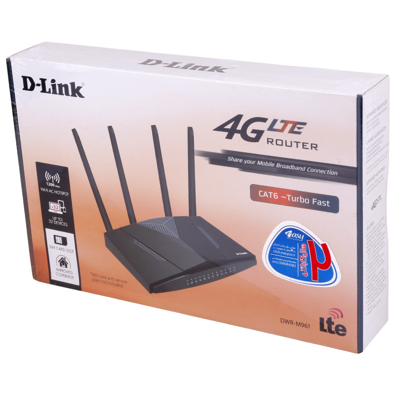 مودم روتر سیمکارتی 4G LTE دی لینک DWR-M961 - 2