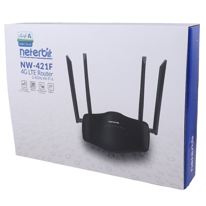 مودم روتر سیمکارتی 4G LTE نتربیت NW-421F - 2
