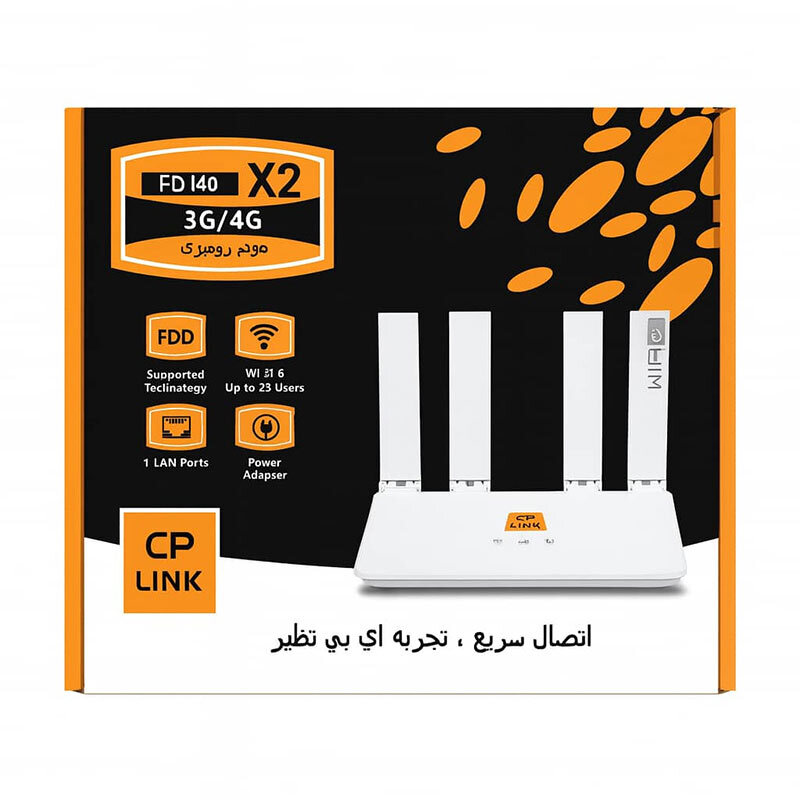 مودم روتر سیمکارتی 4G LTE سی پی لینک FD I40 X2 - 4