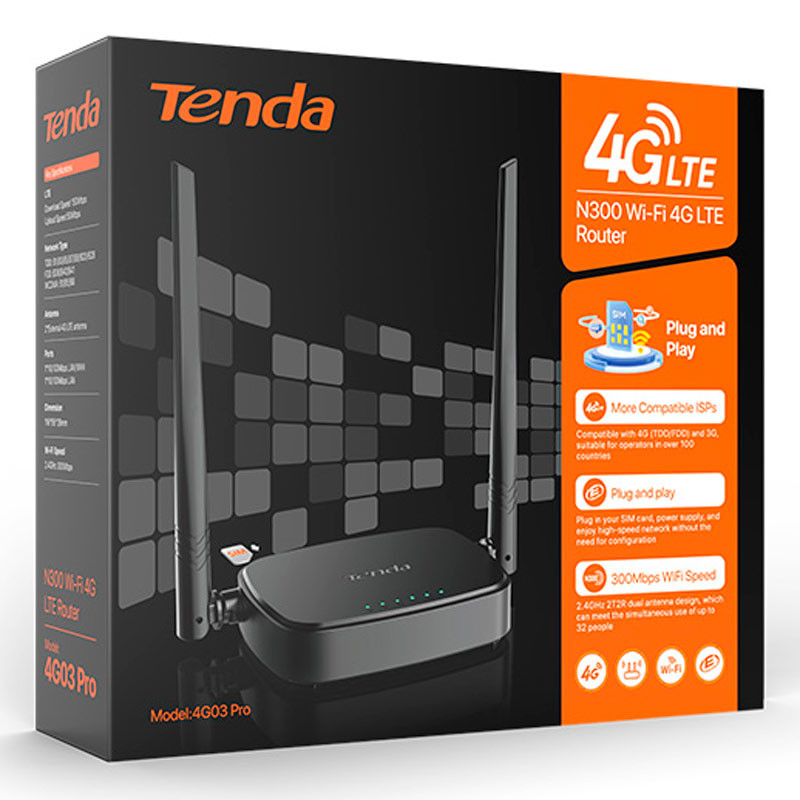 مودم روتر سیمکارتی 4G LTE تندا 4G03 Pro - 2