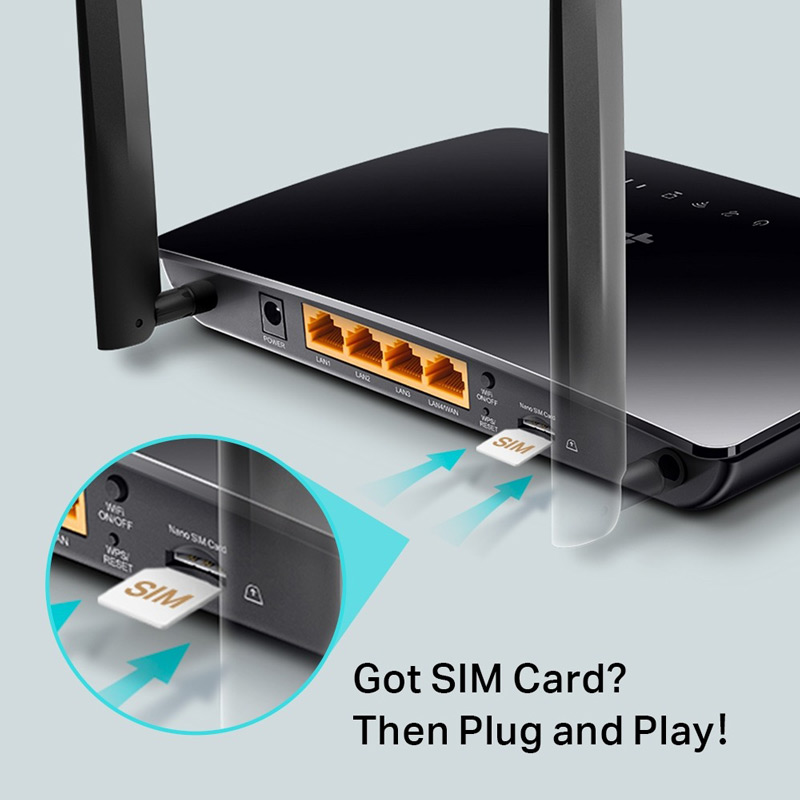 مودم روتر سیمکارتی 4G LTE تی پی لینک Archer MR400 - 4