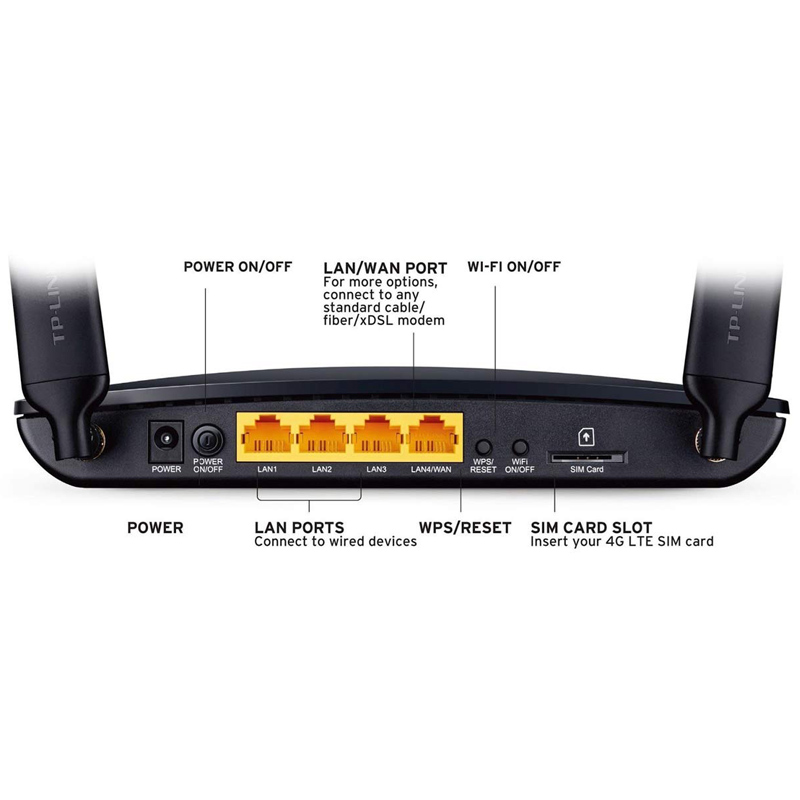 مودم روتر سیمکارتی 4G LTE تی پی لینک Archer MR400 - 8