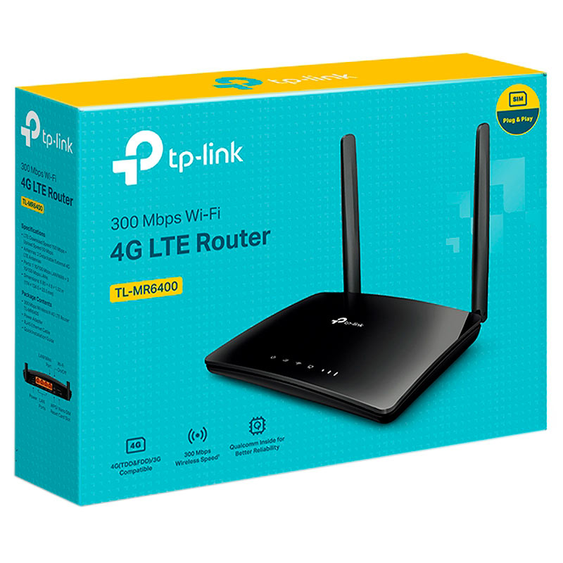 مودم روتر سیمکارتی 4G LTE تی پی لینک TL-MR6400 - 2