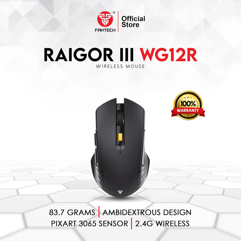 موس بی سیم گیمینگ فنتک Raigor III WG12R - 7