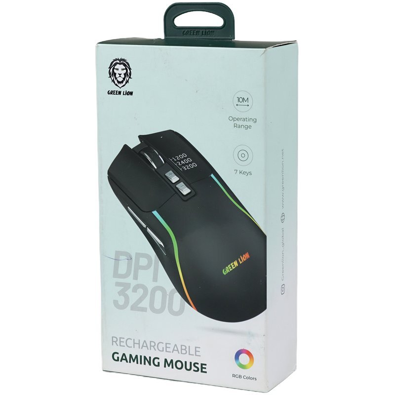 موس بی سیم گیمینگ گرین لاین GL-RM5 GNRM5RGMSEBK - 8