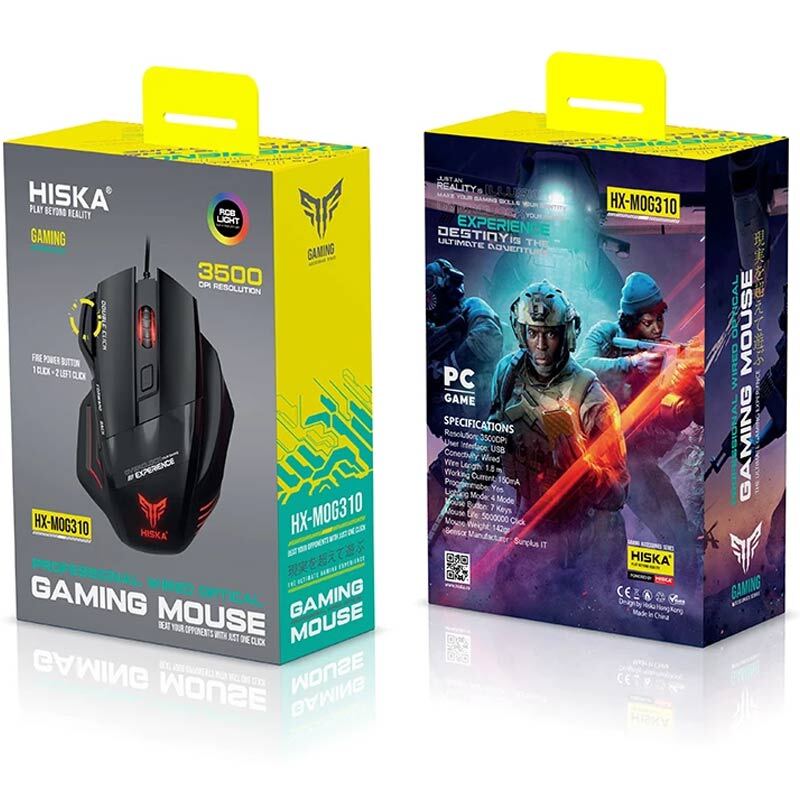 موس گیمینگ هیسکا HX-MOG310 - 6