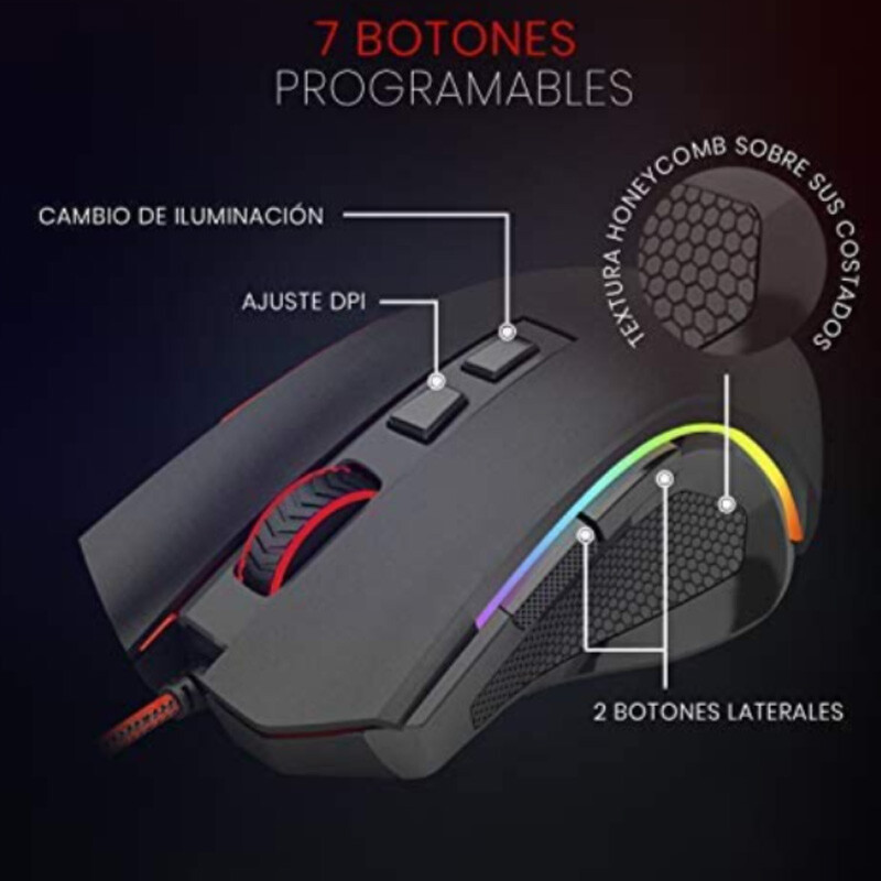 موس گیمینگ ردراگون M607 GRIFFIN - 4