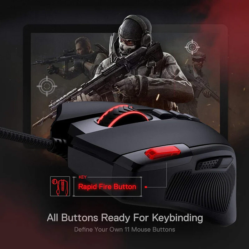 موس گیمینگ ردراگون PREDATOR M612 - 7