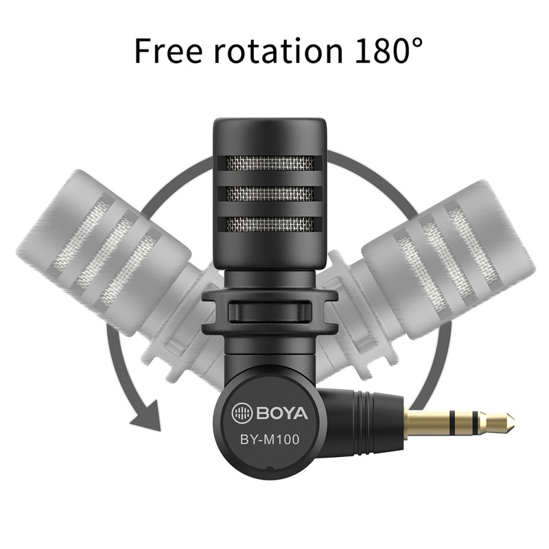 میکروفون کندانسور Boya BY-M100 TRS 3.5mm - 8