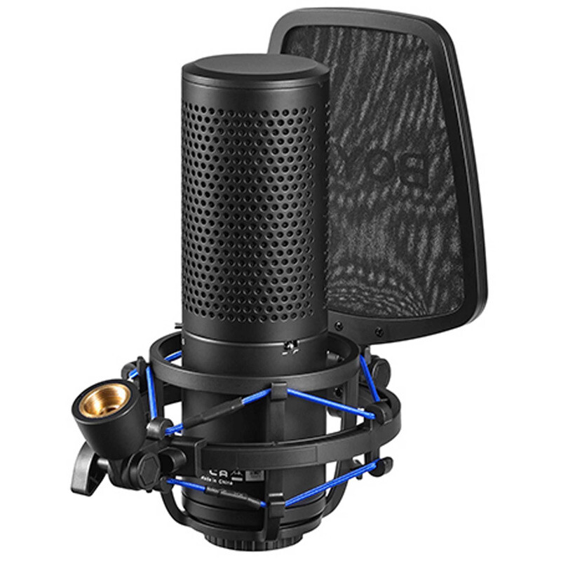 میکروفون کندانسور Boya BY-M1000 PRO + پاپ فیلتر - 3