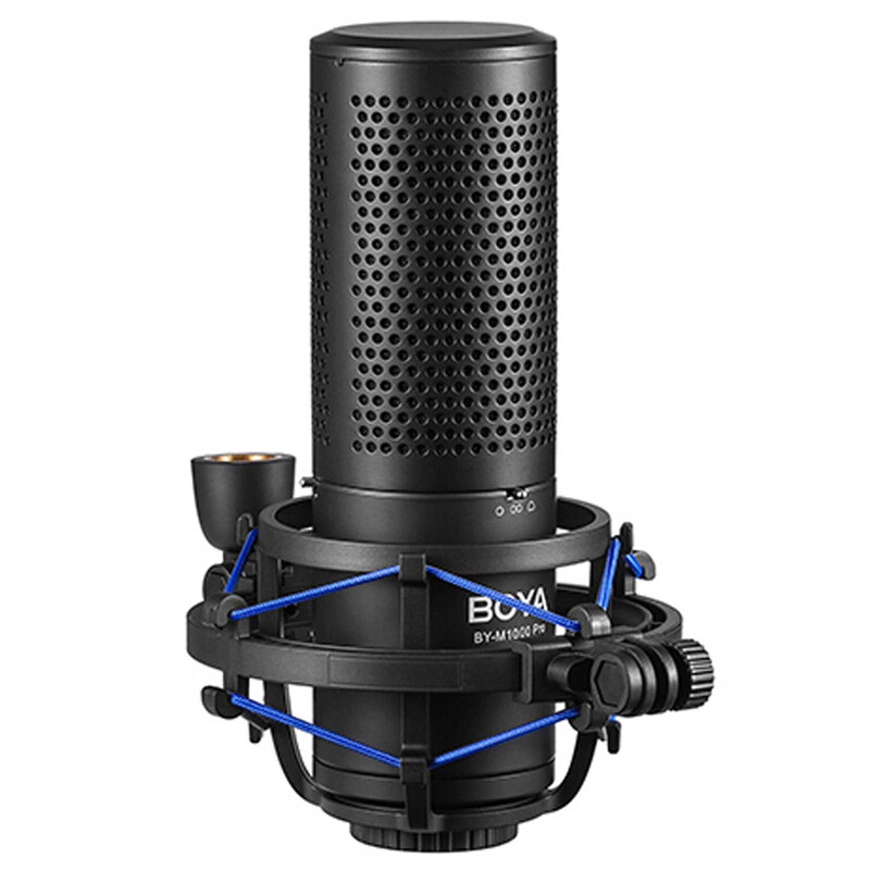 میکروفون کندانسور Boya BY-M1000 PRO + پاپ فیلتر - 4