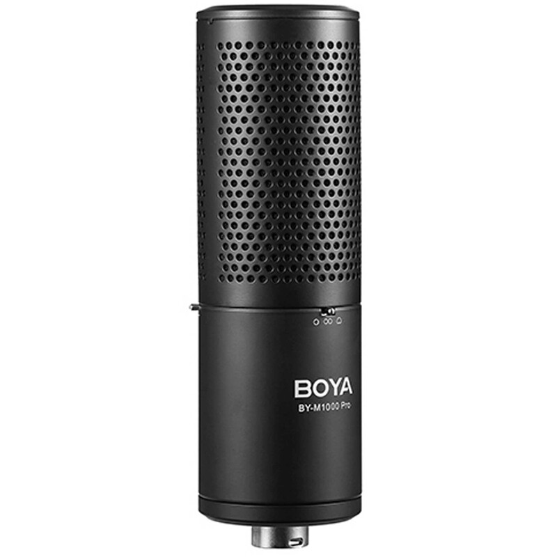 میکروفون کندانسور Boya BY-M1000 PRO + پاپ فیلتر - 5