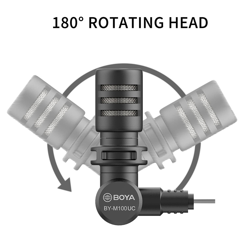 میکروفون کندانسور Boya BY-M100UC Type-C - 5