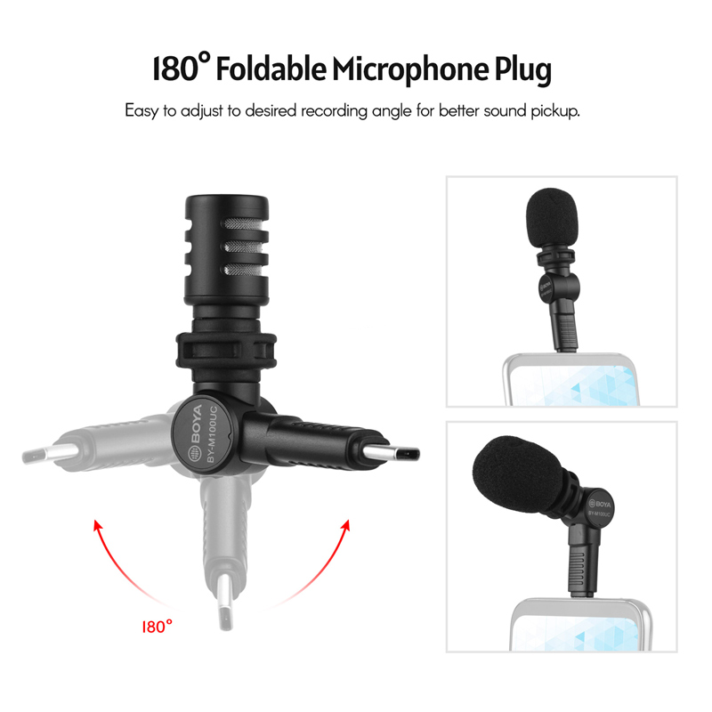 میکروفون کندانسور Boya BY-M100UC Type-C - 6