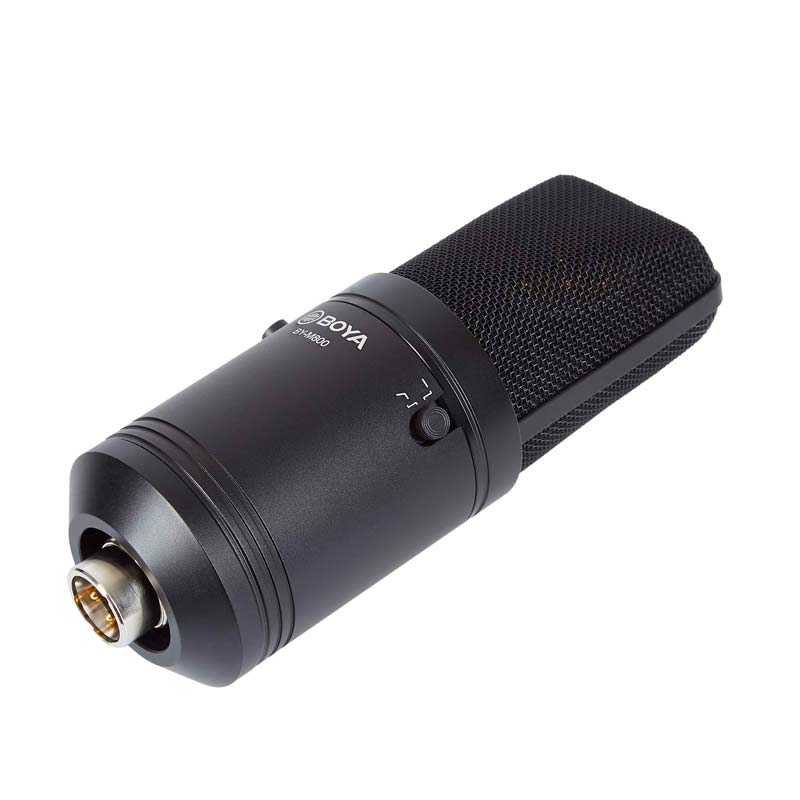 میکروفون کندانسور Boya BY-M800 + پاپ فیلتر - 8