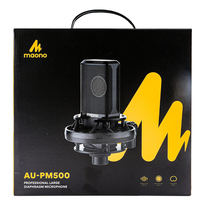 میکروفون کندانسور Maono AU-PM500 + پاپ فیلتر - 2